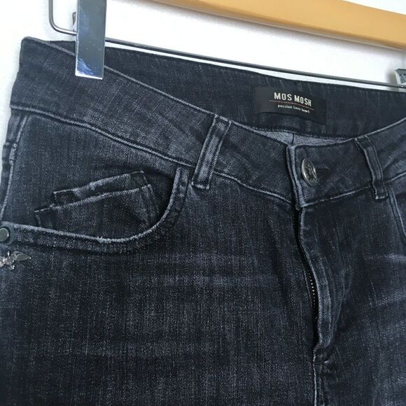 Mos Mosh Dark Denim Jean With Ankle  Beading - Picture 7 of 11